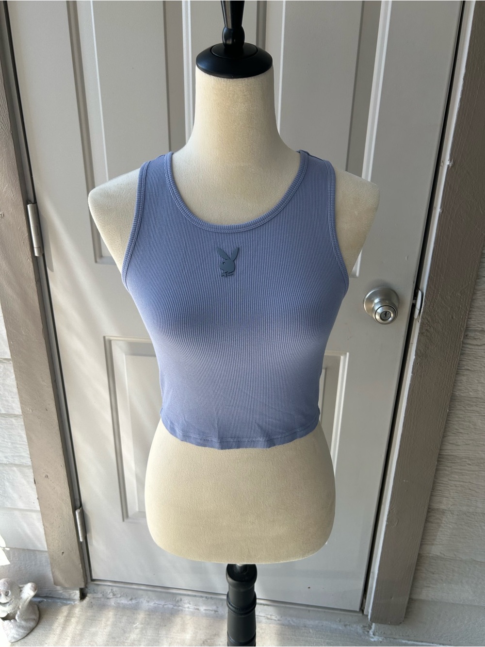 Playboy Lavender Cropped Tank Top